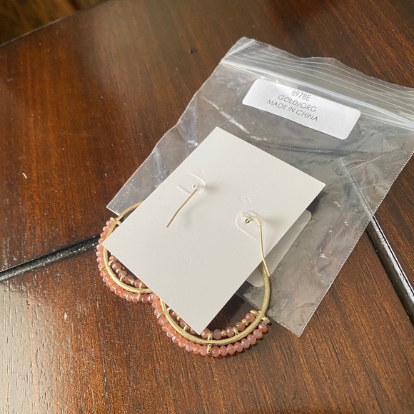 Anthropologie by Marlyn Schiff  Beaded Drop Earrings - Picture 6 of 7